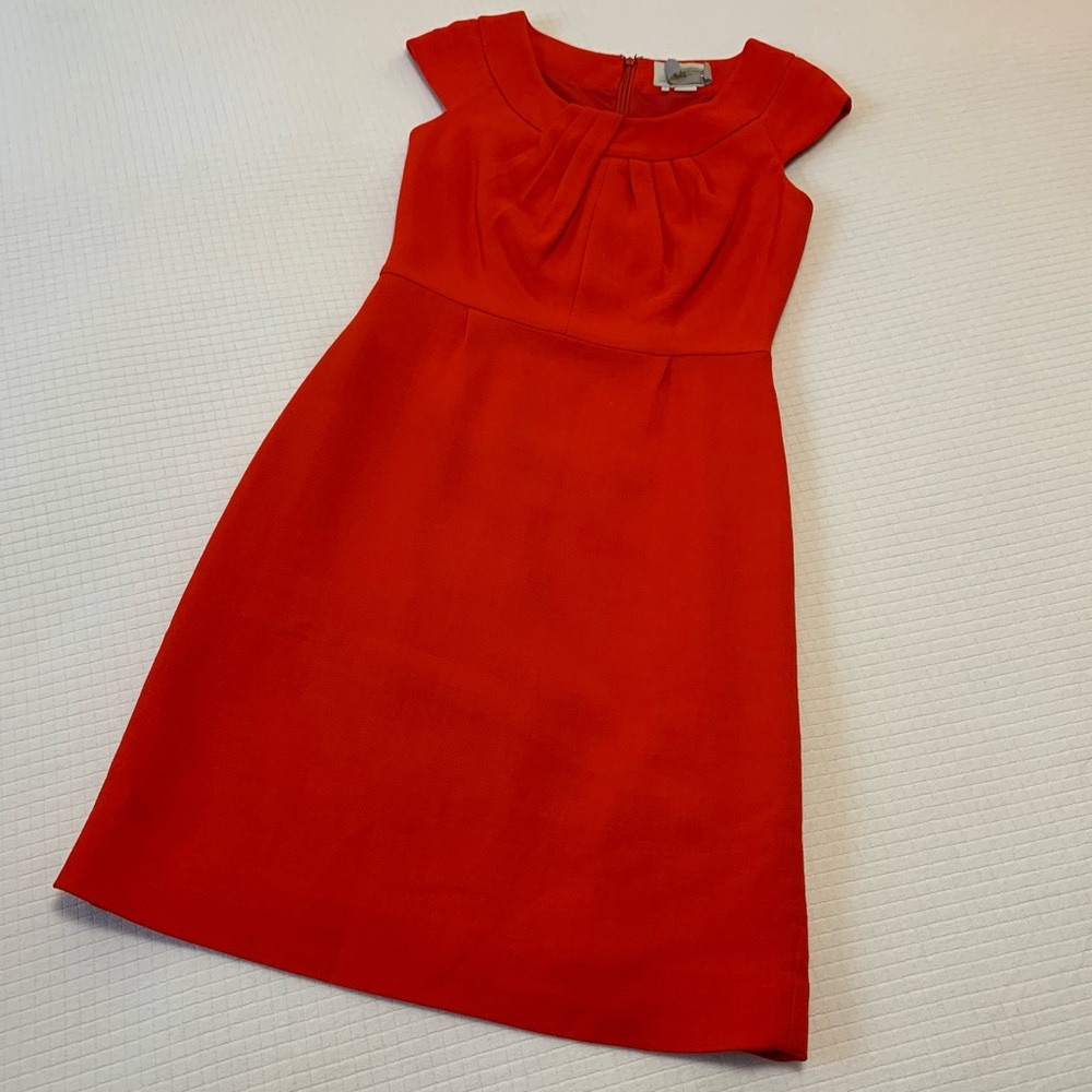 Kate Spade elegant burnt orange dress